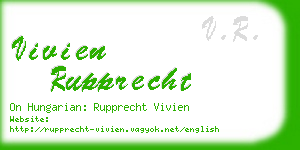 vivien rupprecht business card